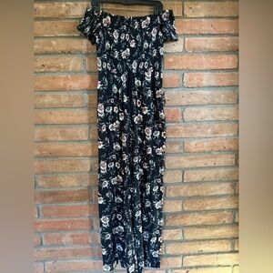 Floral Off-Shoulder Jumpsuit